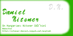 daniel nitsner business card